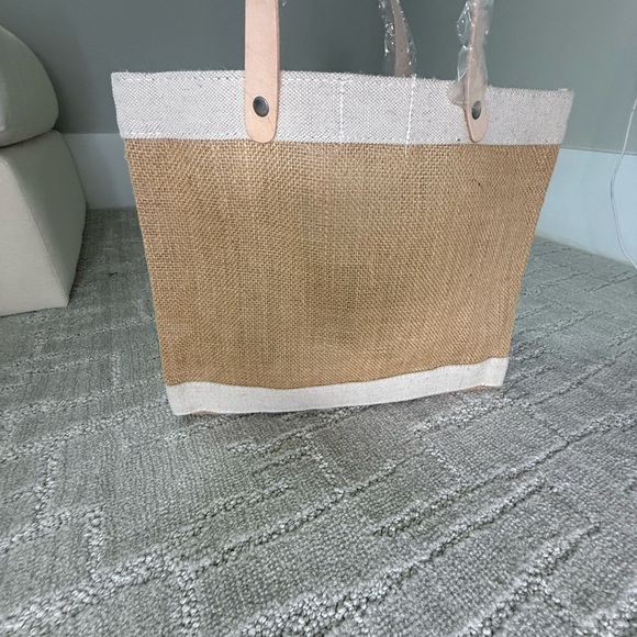 Tan and Cream Tote Bag - Picture 4 of 7